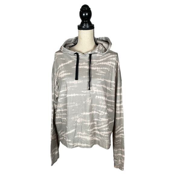 ALLSAINTS Pink Gray Tie Dye Hoodie Sweatshirt        Size: S - Picture 2 of 5